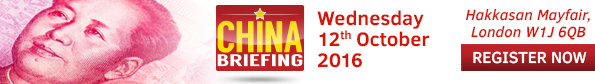 China Briefing - Hakkasan Mayfair - Wednesday 12th October 2016
